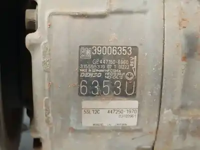 Pezzo di ricambio per auto di seconda mano compressore aria condizionata per opel corsa e (x15) 1.4 (08, 68) riferimenti oem iam 39006353  