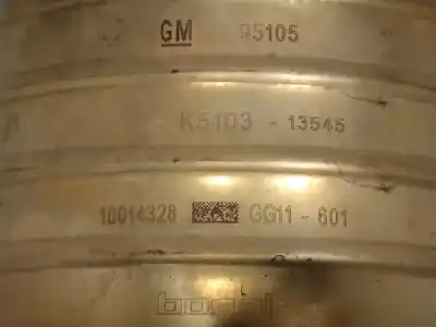 Автозапчастина б/у катализатор для opel corsa e (x15) 1.4 (08, 68) посилання на oem iam 25195105  