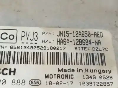 Second-hand car spare part ecu engine control for ford ecosport 1.0 ecoboost oem iam references jn1512a650aed 0261s20888 