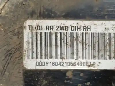 Автозапчастина б/у культ заднього правого для hyundai tucson (tl, tle) 1.7 crdi посилання на oem iam 52720d7000  