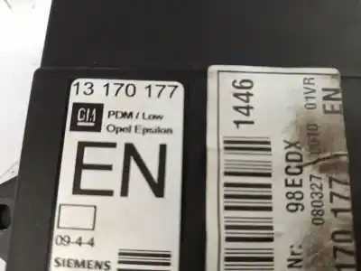 Pezzo di ricambio per auto di seconda mano quadro di chiusura per opel vectra c (z02) 1.9 cdti (f69) riferimenti oem iam 13170177  