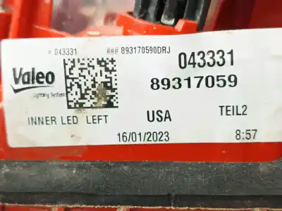 Автозапчасти б/у внутренний левый задний фонарь за audi a6 allroad c6 (4fh) 3.0 tdi quattro ссылки oem iam 89317059  