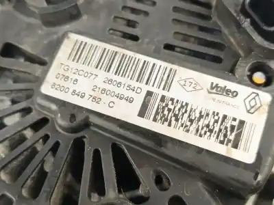 Автозапчастина б/у генератор для renault scénic iii (jz0/1_) 1.2 tce (jz16) посилання на oem iam 8200849752c  