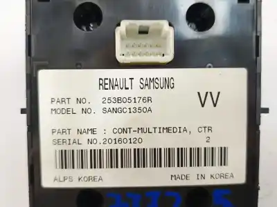 Автозапчастина б/у многофункційне управління для renault scénic iii (jz0/1_) 1.2 tce (jz16) посилання на oem iam 253b05176r  