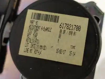 Second-hand car spare part rear right seat belt for mitsubishi asx (ga_w_) 1.8 di-d 4wd (ga6w) oem iam references 6172913a  