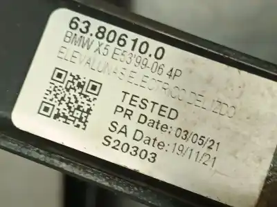 Second-hand car spare part driver left window regulator for bmw x5 (e53) 4.4 i oem iam references 6380610  