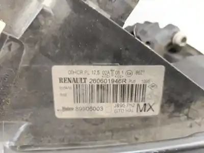 Автозапчастина б/у ліва фара для renault scénic iii (jz0/1_) 1.2 tce (jz16) посилання на oem iam 260601946r  