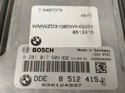 Second-hand car spare part ecu engine control for mini mini countryman (r60) cooper d oem iam references 8512415  0281017509