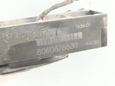 Автозапчастина б/у завнішня ручка задня права для renault scénic iv (j9_) 1.5 dci 110 посилання на oem iam 806067663r  