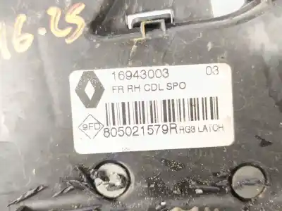 Автозапчастина б/у замок передній праві двері для renault scénic iv (j9_) 1.5 dci 110 посилання на oem iam 805021579r  
