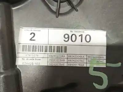 Автозапчасти б/у регулятор стекла переднего левого за jeep compass (mp, m6, mv, m7) 1.4 multiair ссылки oem iam e24425102  