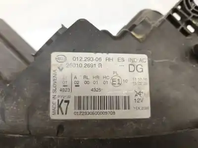 Автозапчасти б/у правая фара за renault scénic iv (j9_) 1.5 dci 110 ссылки oem iam 260102691r  