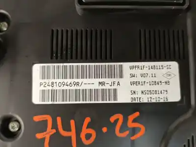 Автозапчасти б/у приборная доска за renault scénic iv (j9_) 1.5 dci 110 ссылки oem iam 248109469r  