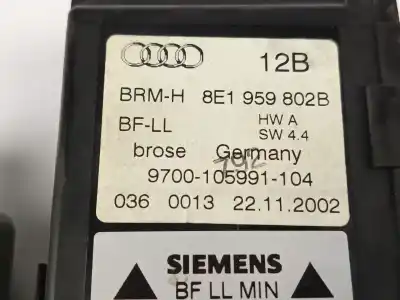 Second-hand car spare part right front window motor for audi a4 b6 (8e2) 1.8 t oem iam references 8e1959802b  