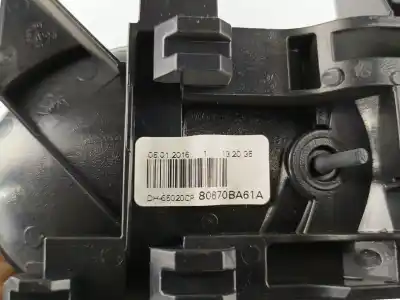 Peça sobressalente para automóvel em segunda mão puxador interior traseiro direito por nissan note (e12) 1.2 referências oem iam 80670ba61a  