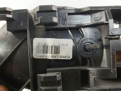 Second-hand car spare part interior left rear handle for nissan note (e12) 1.2 oem iam references 80671ba61a  