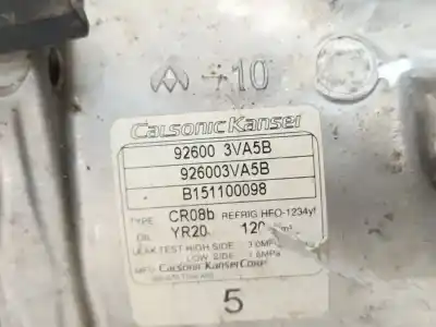 Pièce détachée automobile d'occasion compresseur de climatisation pour nissan note (e12) 1.2 références oem iam 926003va5b  