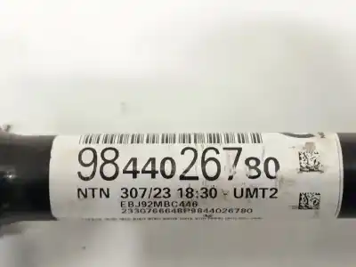 Peça sobressalente para automóvel em segunda mão transmissão dianteira direita por jeep avenger (j2) electric referências oem iam 9844026780  