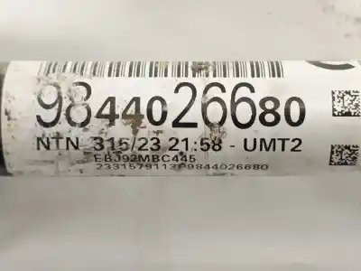 Peça sobressalente para automóvel em segunda mão transmissão dianteira esquerda por jeep avenger (j2) electric referências oem iam 9844026680  