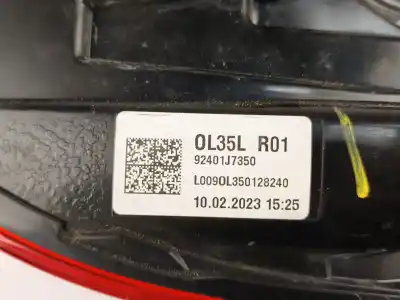 Second-hand car spare part left tailgate light for kia xceed (cd) 1.0 t-gdi oem iam references 92401j7350  