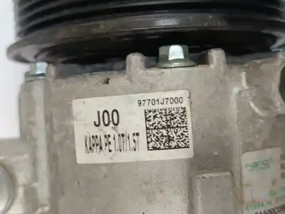 Peça sobressalente para automóvel em segunda mão compressor de ar condicionado a/a a/c por kia xceed (cd) 1.0 t-gdi referências oem iam 97701j7000  