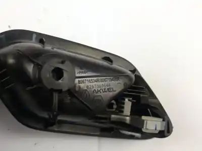 Second-hand car spare part interior left rear handle for dacia duster (hm_) 1.3 tce 150 (hmm3) oem iam references 806716534r  