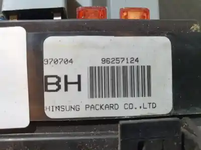 Second-hand car spare part fuse box unit for daewoo leganza x20sed oem iam references 96257124