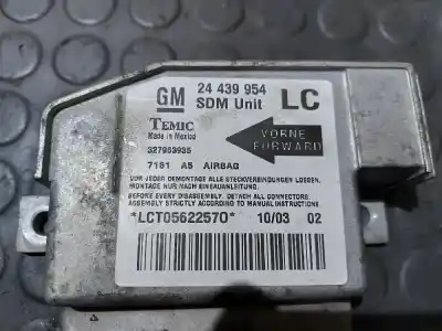 Pezzo di ricambio per auto di seconda mano centralina airbag per opel corsa c corsa c riferimenti oem iam 24439954  
