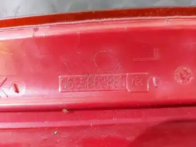 Second-hand car spare part interior left tailgate light for citroen c4 berlina sx oem iam references 9655863880