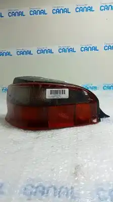 Second-hand car spare part left tailgate light for citroen saxo mod 1.5 d - nº3672-lado izquierdo - oscuro - rojo con detalle. portalamparas regular oem iam references 020200  
