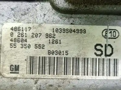 Second-hand car spare part ecu engine control for opel corsa c corsa c oem iam references 55350552  486117
