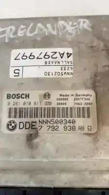 Second-hand car spare part ecu engine control for land rover freelander (ln) ln oem iam references nnn500340  0281010811