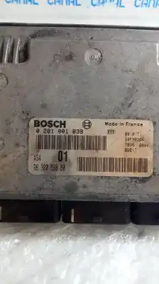 İkinci el araba yedek parçası Ecu Motor Kontrol Cihazi için CITROEN SAXO 1.5 Diesel OEM IAM referansları 0281001839  