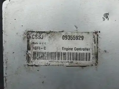 Second-hand car spare part ecu engine control for renault scenic ii confort authentique oem iam references 09355929  
