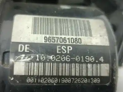 Peça sobressalente para automóvel em segunda mão Abs por CITROEN C5 BREAK 2.2 HDi FAP CAT (4HX / DW12ED4) Referências OEM IAM 9657061080  