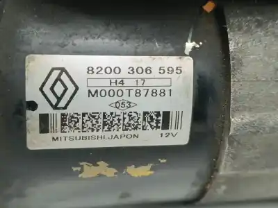 Second-hand car spare part Starter Motor for RENAULT SCENIC II Grand Luxe Dynamique 120 CV / 88 KW OEM IAM references 8200306595  