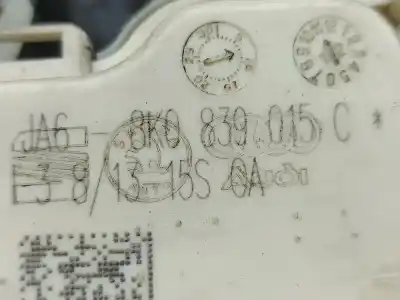 Peça sobressalente para automóvel em segunda mão fechadura da porta traseira esquerda por audi a4 avant (8k5) básico referências oem iam 8k0839015c  