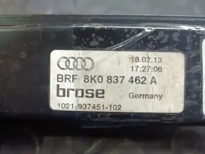Second-hand car spare part Passenger Side Right Window Regulator for AUDI A4 AVANT (8K5) Básico OEM IAM references 8K0837462A  
