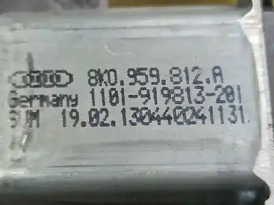 Second-hand car spare part rear right window regulator for audi a4 avant (8k5) básico oem iam references 8k0839462a  