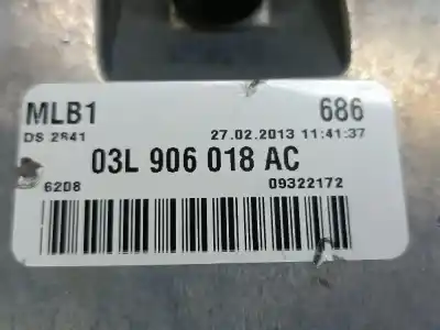 Second-hand car spare part Ecu Engine Control for AUDI A4 AVANT (8K5) Básico OEM IAM references 03L906018AC  