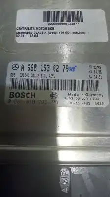 Peça sobressalente para automóvel em segunda mão Centralina De Motor Uce por CLASE C CLASE A W168 170 CDI 168.009 Referências OEM IAM A6681530279  