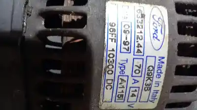 Peça sobressalente para automóvel em segunda mão alternador por ford fiesta berlina referências oem iam 96ff10300dc  
