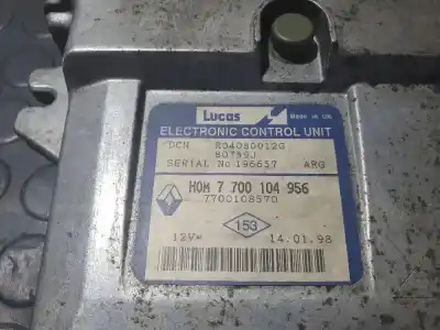Second-hand car spare part ecu engine control for renault kangoo f kc0 alize oem iam references 7700104956  