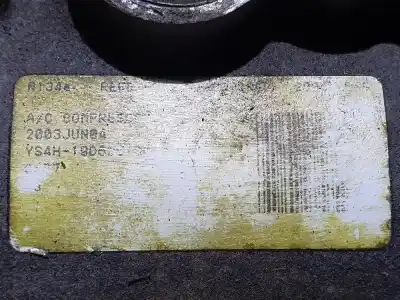 Peça sobressalente para automóvel em segunda mão compressor de ar condicionado a/a a/c por ford focus berlina (cak) ambiente referências oem iam ys4h19d6  