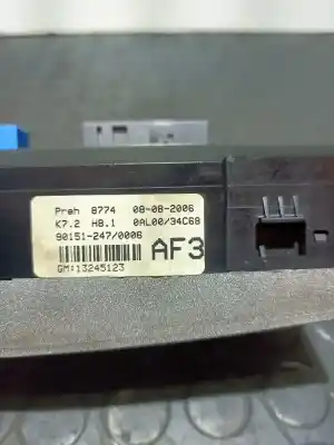 Second-hand car spare part climate control for otras marcas astra gtc cosmo oem iam references 13245123  90151247