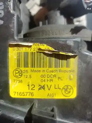 Second-hand car spare part right headlight for bmw serie 3 berlina (e46) 3.0 24v turbodiesel cat oem iam references 7165776  