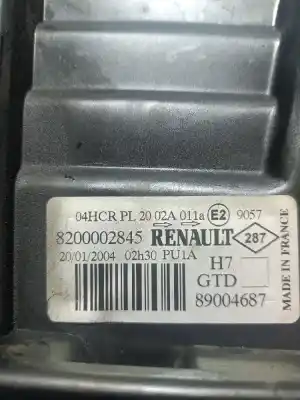 Автозапчасти б/у левая фара за RENAULT LAGUNA II BG0 Authentique ссылки OEM IAM 8200002845  89004687