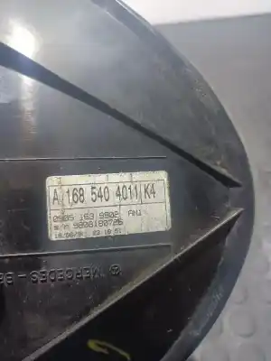 Pezzo di ricambio per auto di seconda mano pannello degli strumenti per clase c clase a w168 160 168.033 riferimenti oem iam a1685404011  