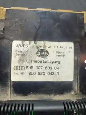 Second-hand car spare part Climate Control for AUDI A3 (8P1) 1.8 TFSI Ambiente 160 CV / 118 KW OEM IAM references 5HB00760804  