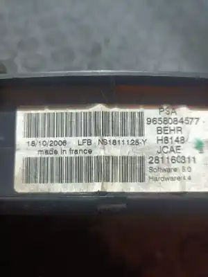 Second-hand car spare part climate control for citroen c4 coupe collection oem iam references 9658084577  281160311